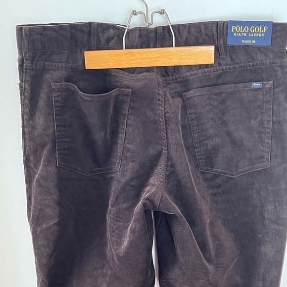 Polo Ralph Lauren Golf Brown Corduroy Pants 36 x 32 - Picture 4 of 4